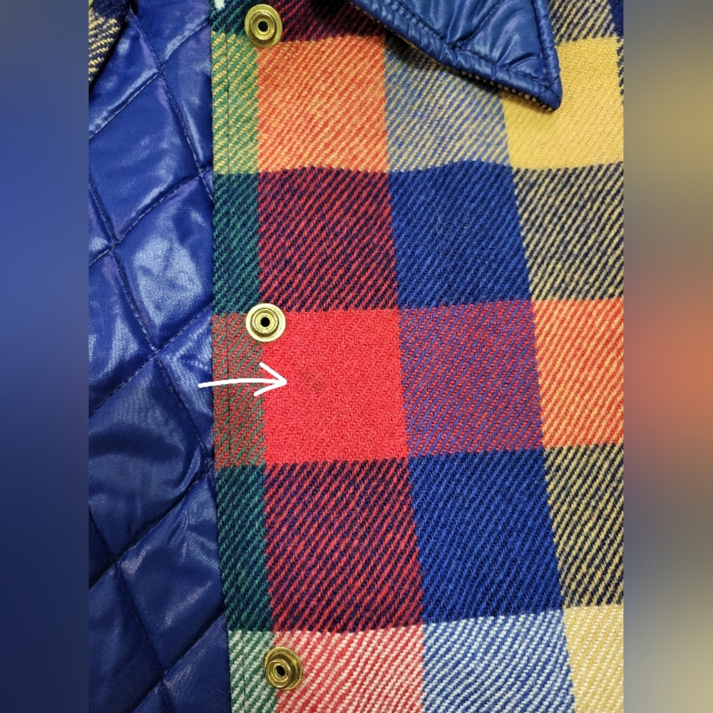 Vintage Pendleton Plaid Vest - 100% Virgin Wool - Picture 10 of 12